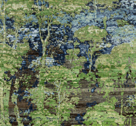 CANVAS ART SILK/ WOOL A-16036 (A6036) MULTI - Image 2