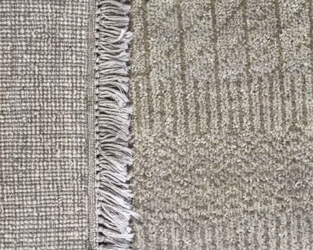 DAMASK WOOL / VISCOSE DAMASK ART (DMART) IVORY / IVORY - Image 4