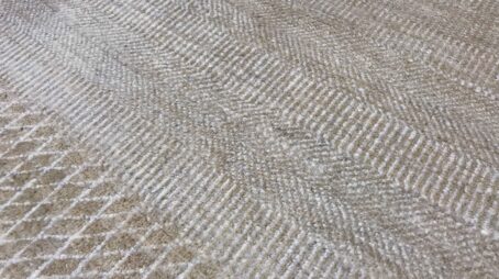 DAMASK WOOL / VISCOSE DAMASK ART (DMART) IVORY / WHITE - Image 3