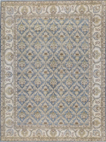 SULTANABAD COLLECTION MG369 LIGHT BLUE / BEIGE