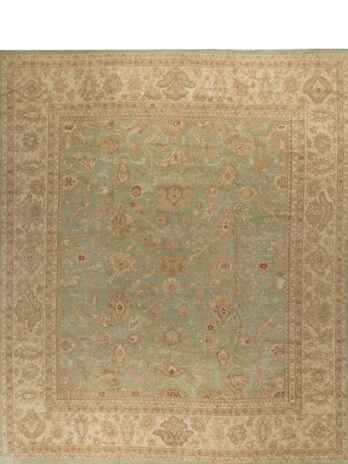 SULTANABAD COLLECTION MN-1 LIGHT GREEN / CREAM