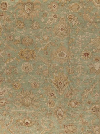 SULTANABAD COLLECTION MN-1 LIGHT GREEN / CREAM