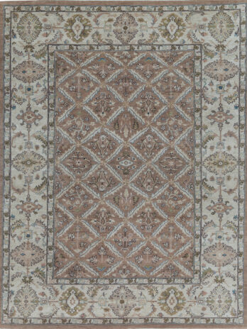 SULTANABAD COLLECTION MS101 BROWN / CREAM