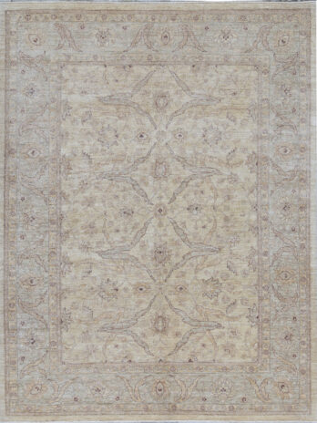 SULTANABAD COLLECTION N-128 BEIGE / LIGHT GREEN
