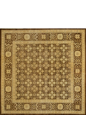 SULTANABAD COLLECTION N-158 BROWN / BROWN
