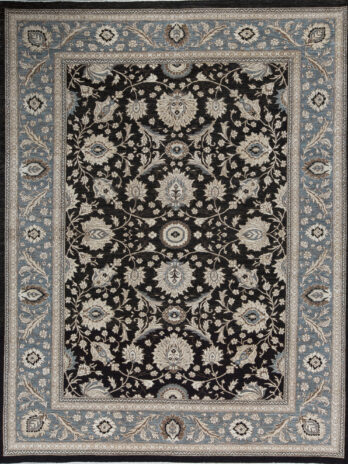 SULTANABAD COLLECTION N-177 BLACK / LIGHT BLUE