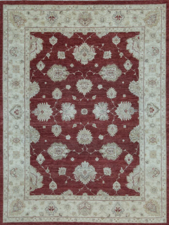 SULTANABAD COLLECTION N-40 RED / IVORY