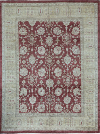 SULTANABAD COLLECTION N-58 RED / IVORY