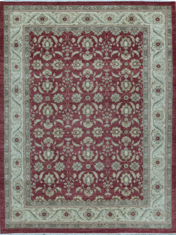 SULTANABAD COLLECTION N-74 RED / IVORY
