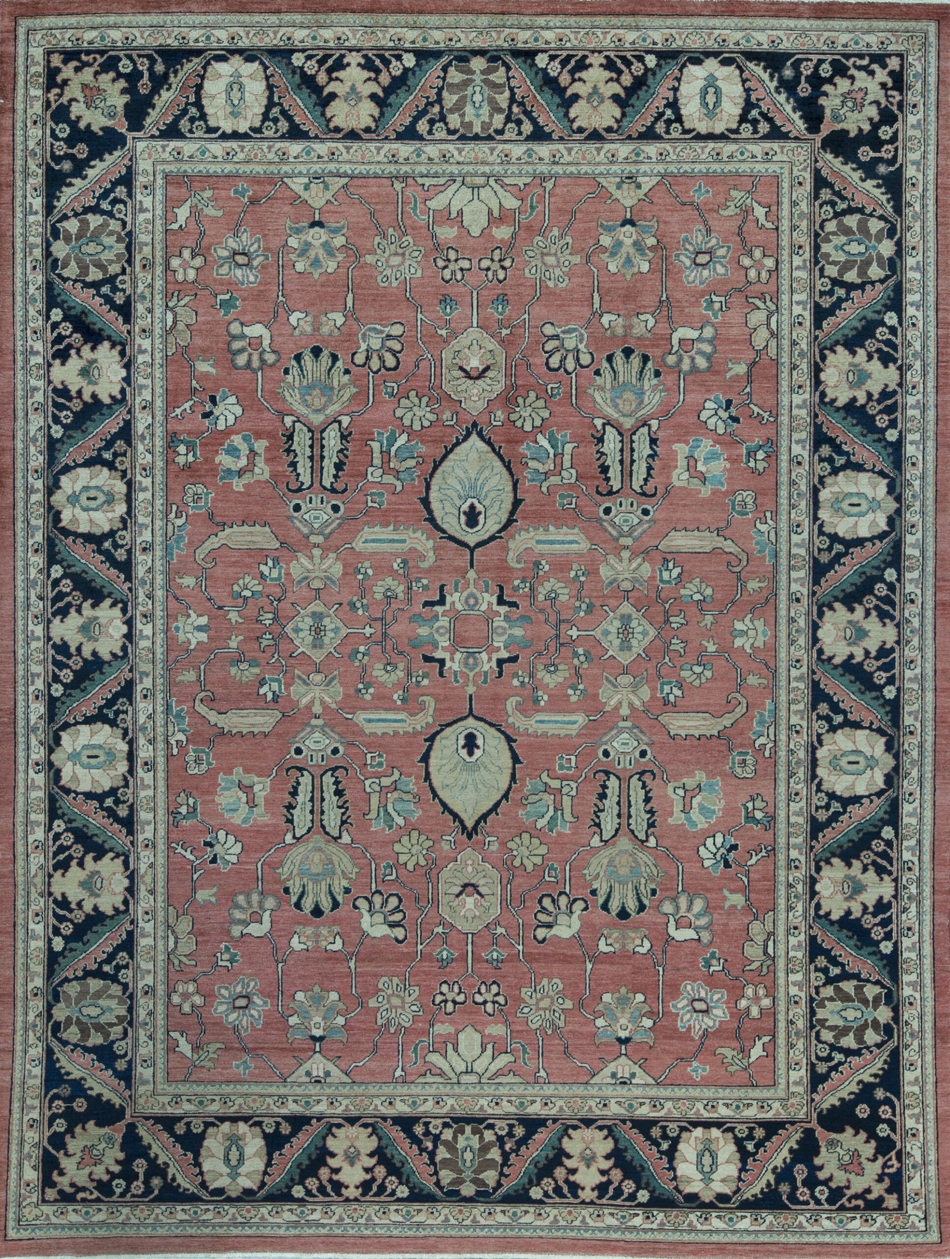 SULTANABAD COLLECTION S-19 RED / BLUE