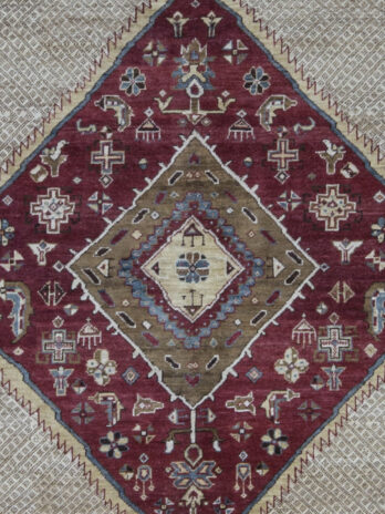 SULTANABAD COLLECTION S-83 CREAM / BROWN