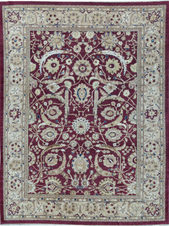 SULTANABAD COLLECTION S-I3 RED / BEIGE