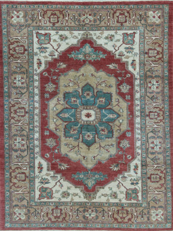 SULTANABAD COLLECTION S16 RED / BROWN